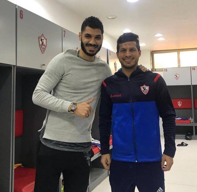 شاهد..وداع حار من نجوم الزمالك لعلي جبر