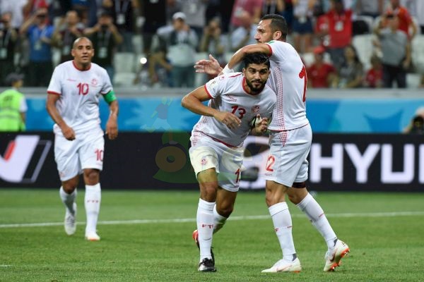 شاهد بالصور|«أبن الأهلي» يبدع ويتألق مع منتخب تونس أمام الإنجليز