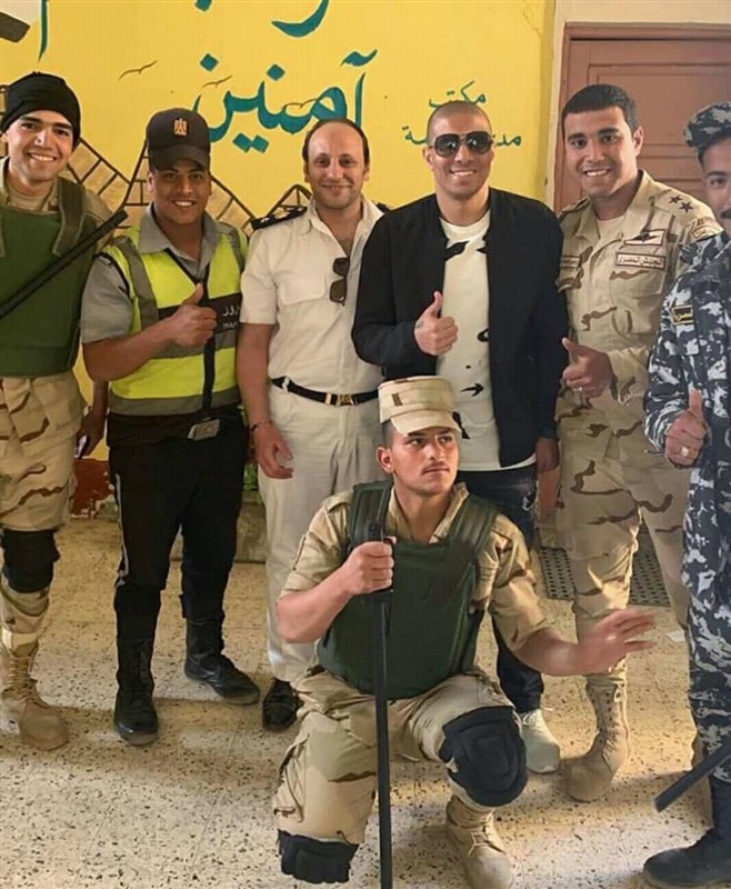 صور | زيدان يُدلي بصوته في التعديلات الدستورية