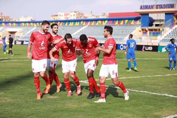 فيديو| الأهلي يقسو على أسوان بثنائية في الشوط الأول (صور)