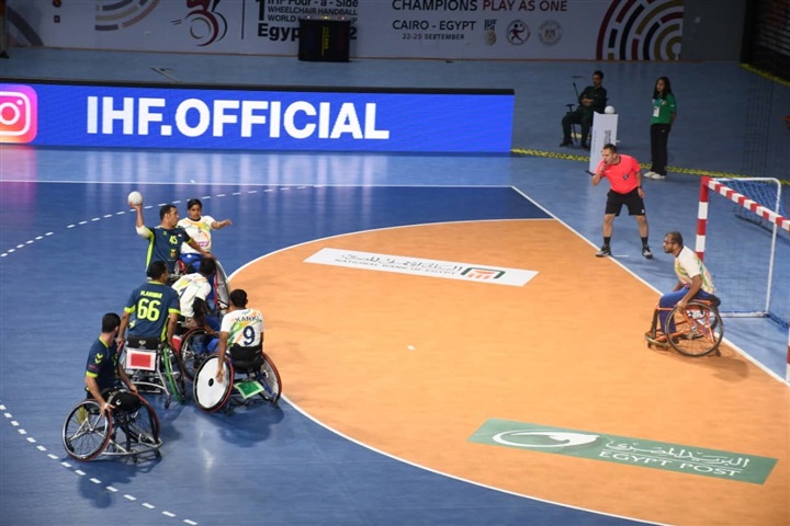 مصر تكتسح الهند في افتتاح مونديال كرة اليد للكراسي المتحركة