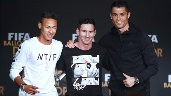 ميسي ونيمار ورونالدو