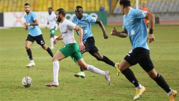 مباراة المصري وغزل