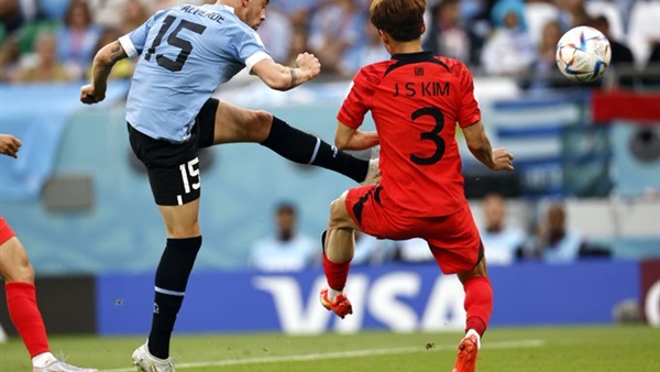 مباراة أوروجواي وكوريا
