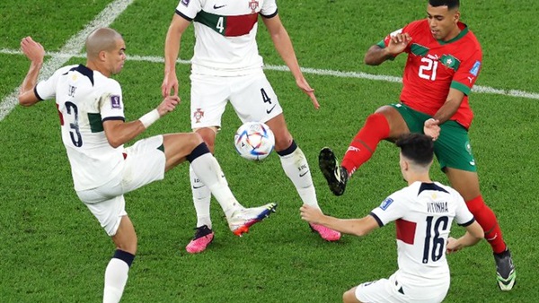 مباراة المغرب والبرتغال