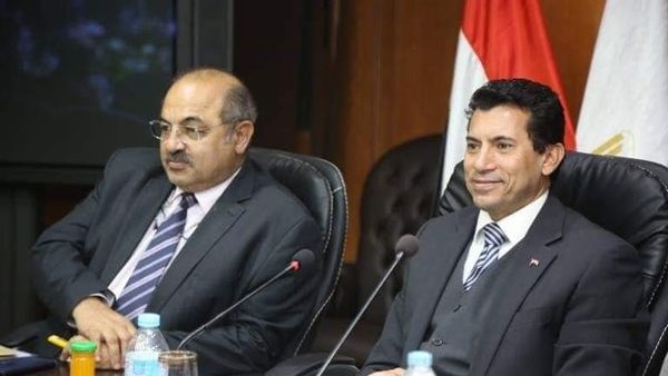 أشرف صبحي وهشام حطب