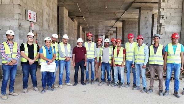 وزير الرياضة خلال