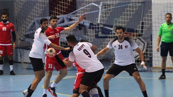 لقطة من مباراة مصر